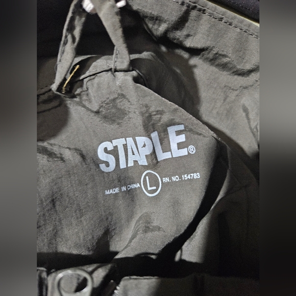 Staple Dark Gray Windbreaker Jacket - Picture 3 of 10